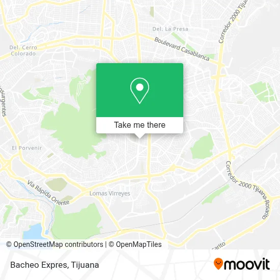 Bacheo Expres map
