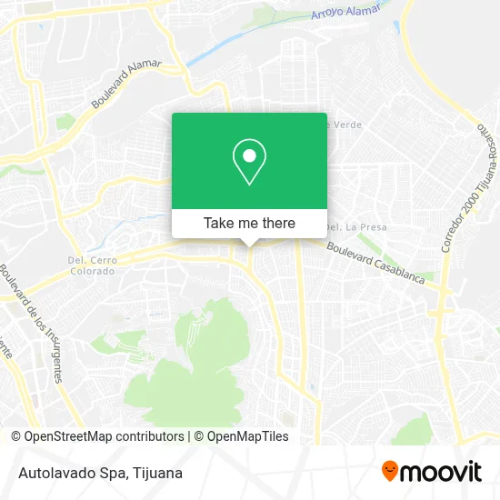 Autolavado Spa map