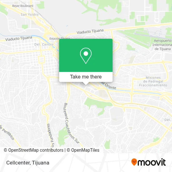 Cellcenter map