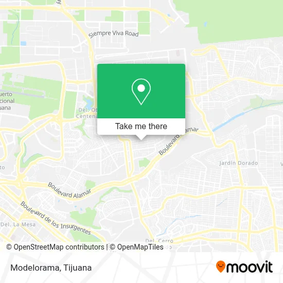Modelorama map