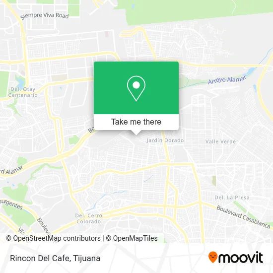 Rincon Del Cafe map