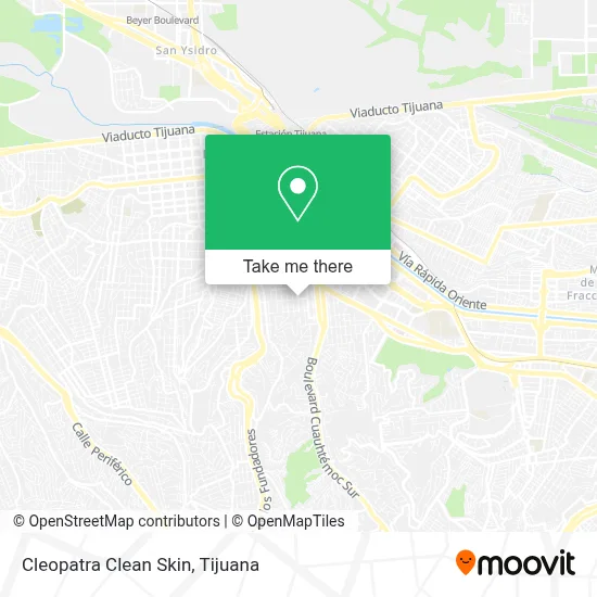 Cleopatra Clean Skin map