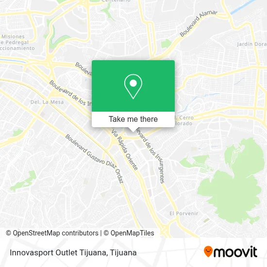 Innovasport Outlet Tijuana map