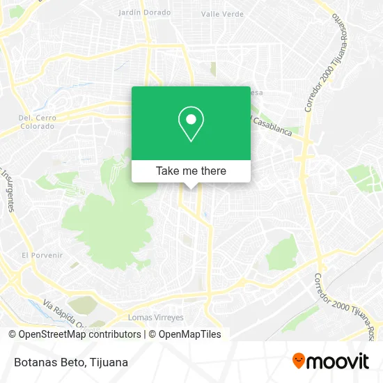 Botanas Beto map