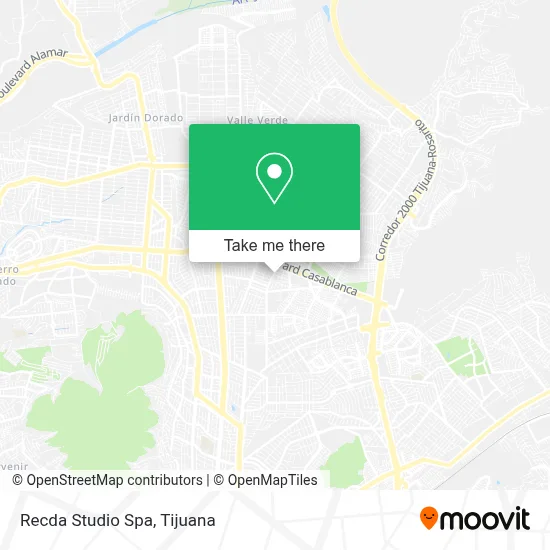 Recda Studio Spa map