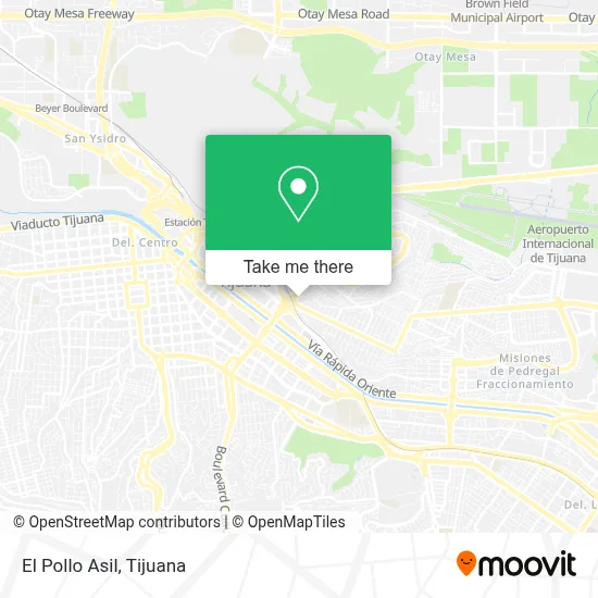 El Pollo Asil map