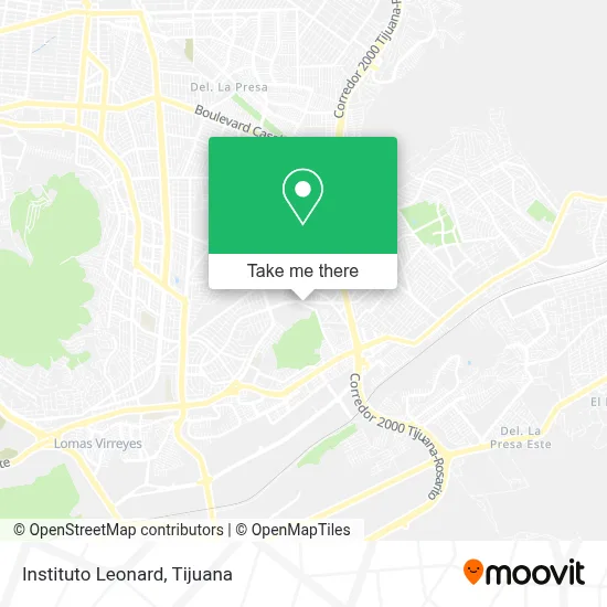 Instituto Leonard map