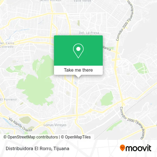 Distribuidora El Rorro map