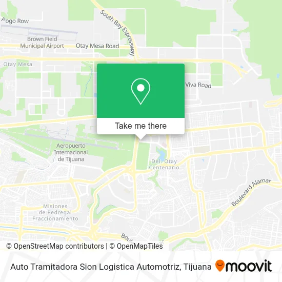 Auto Tramitadora Sion Logistica Automotriz map