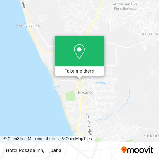 Hotel Posada Inn map