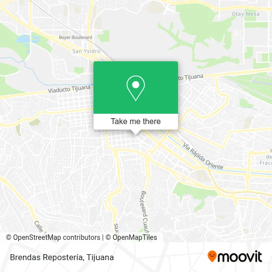 Brendas Repostería map