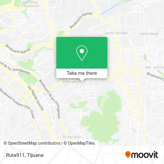 Ruta911 map