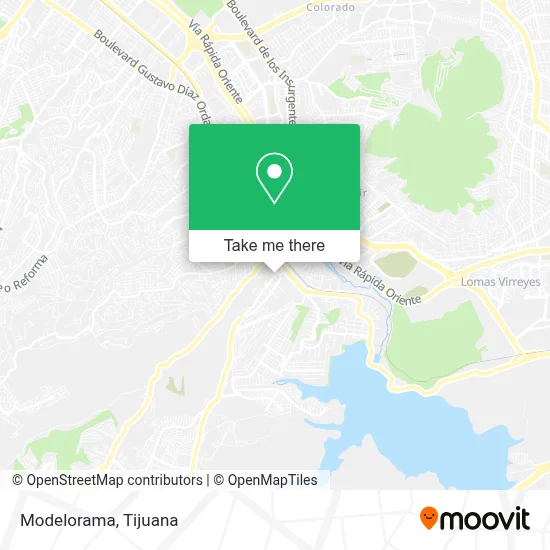 Modelorama map