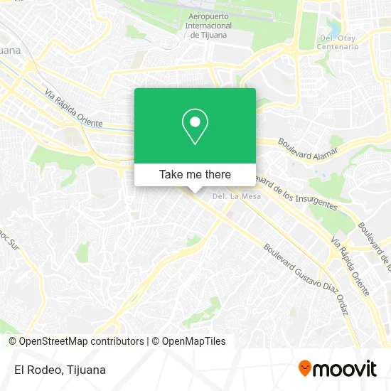 El Rodeo map