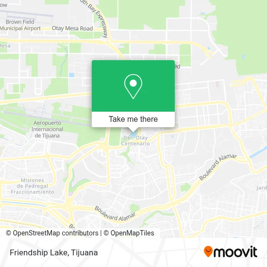 Friendship Lake map