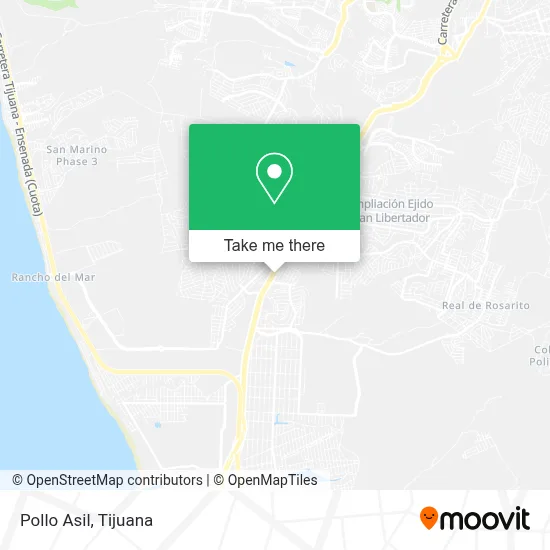 Pollo Asil map