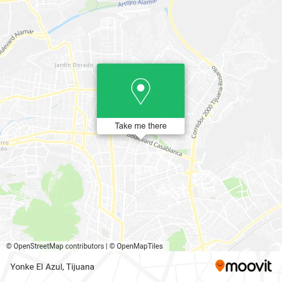 Yonke El Azul map