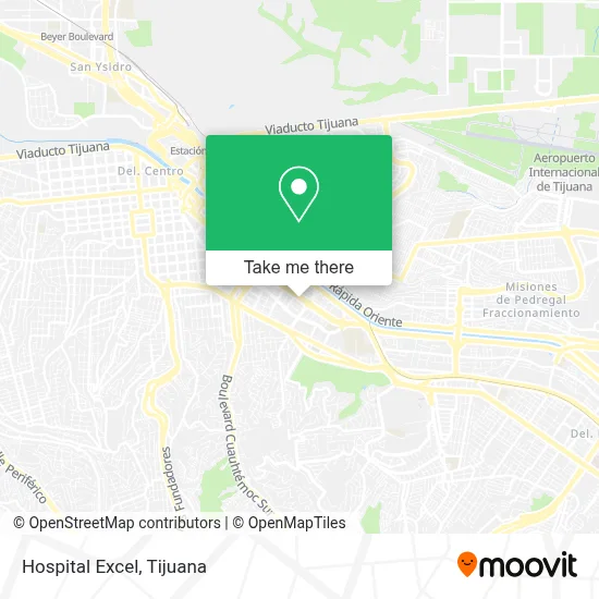 Hospital Excel map