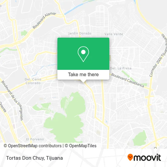 Tortas Don Chuy map