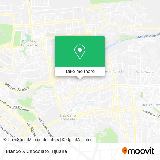 Blanco & Chocolate map