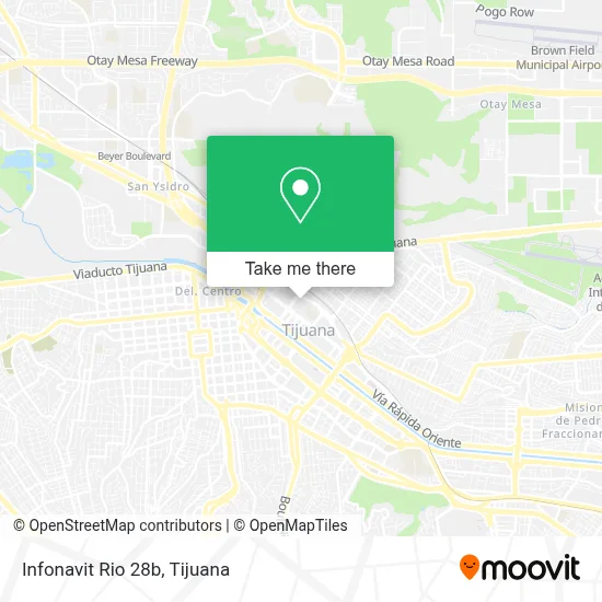 Infonavit Rio 28b map