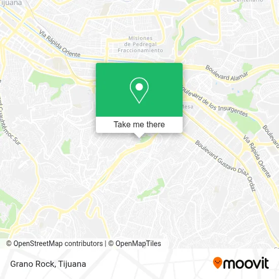 Grano Rock map