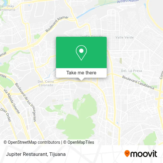 Jupiter Restaurant map
