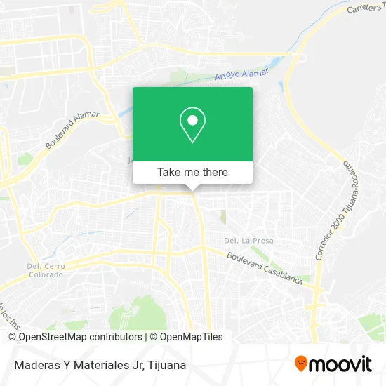 Maderas Y Materiales Jr map