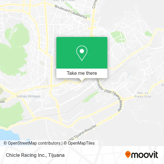 Chicle Racing Inc. map
