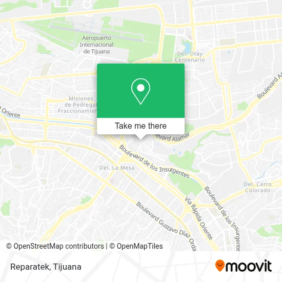Reparatek map