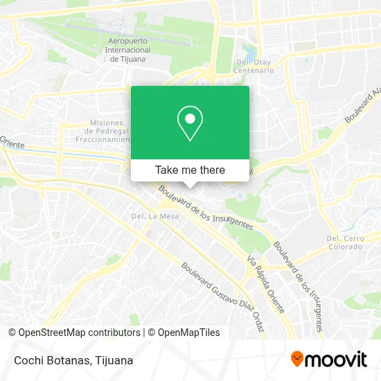 Cochi Botanas map
