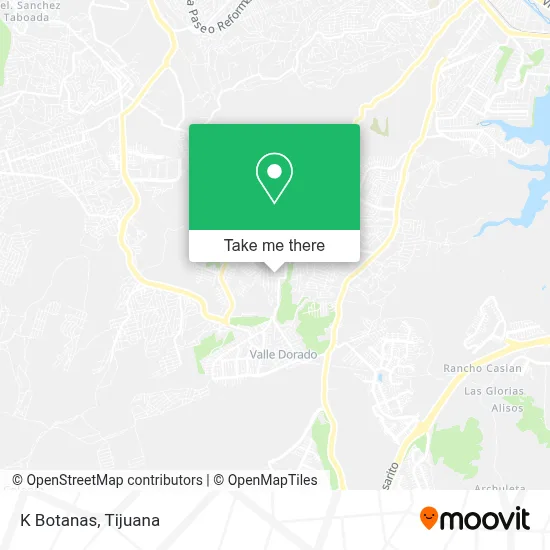 K Botanas map
