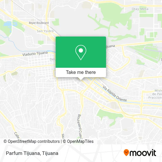Parfum Tijuana map