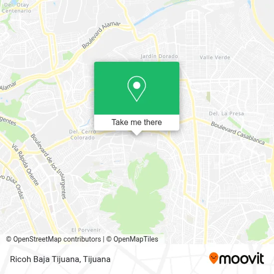 Ricoh Baja Tijuana map
