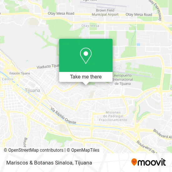 Mariscos & Botanas  Sinaloa map