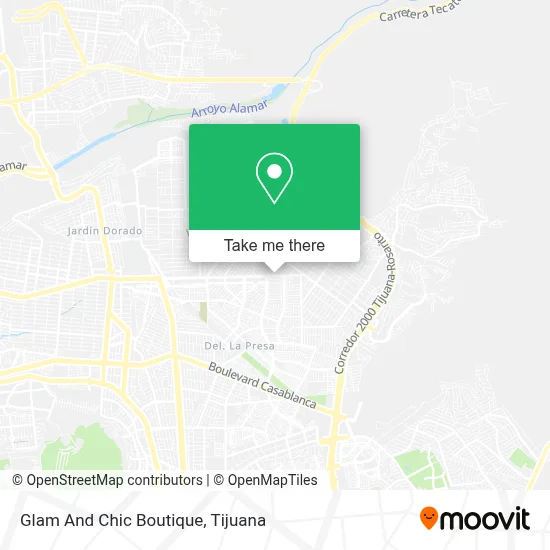 Glam And Chic Boutique map