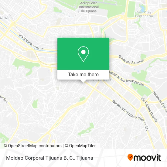 Moldeo Corporal Tijuana B. C. map