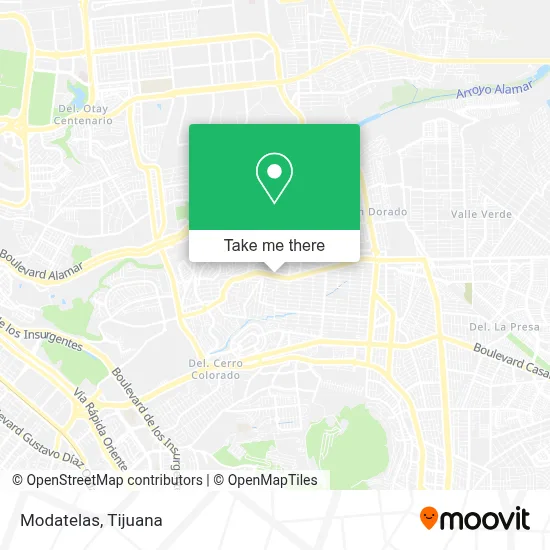 Modatelas map
