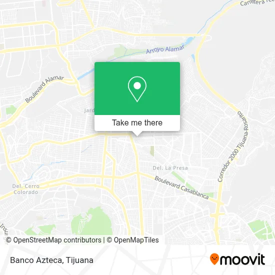 Banco Azteca map
