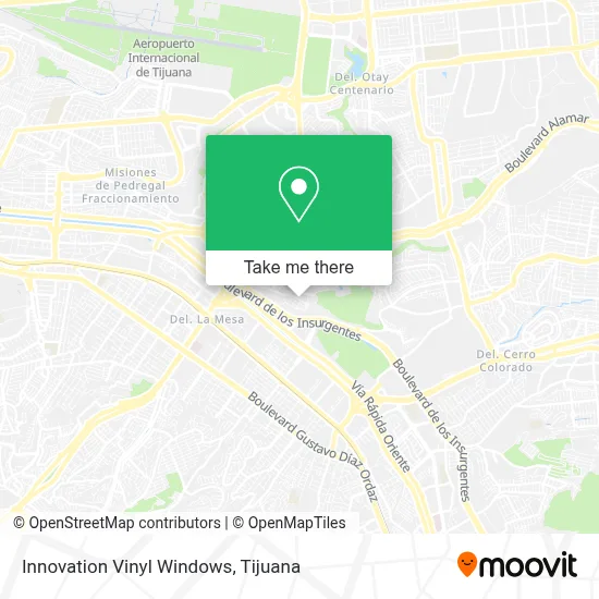 Innovation Vinyl Windows map