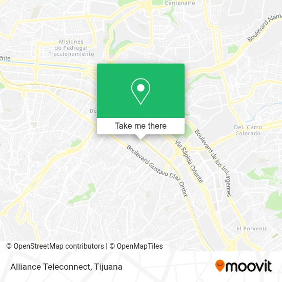 Alliance Teleconnect map