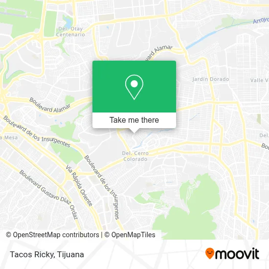 Tacos Ricky map