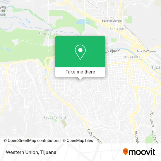 Western Union map