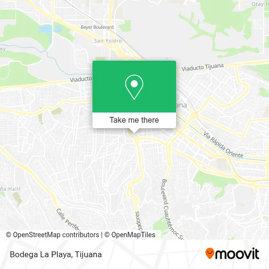 Bodega La Playa map
