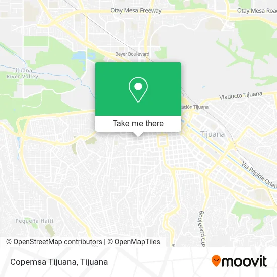 Copemsa Tijuana map