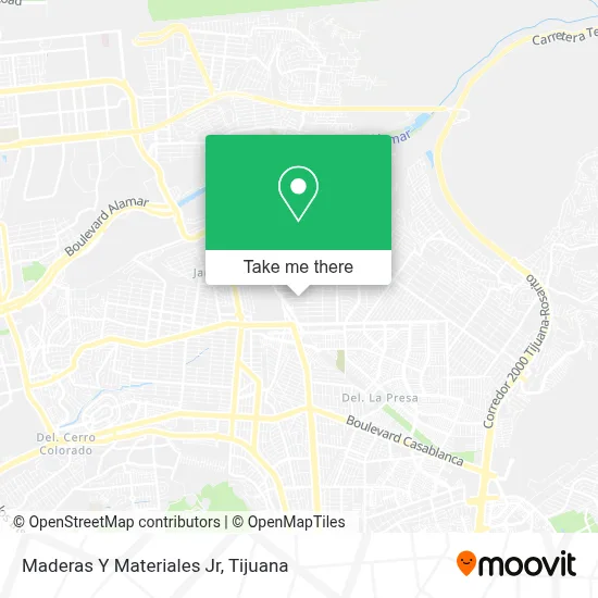 Maderas Y Materiales Jr map
