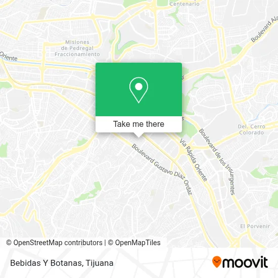 Bebidas Y Botanas map