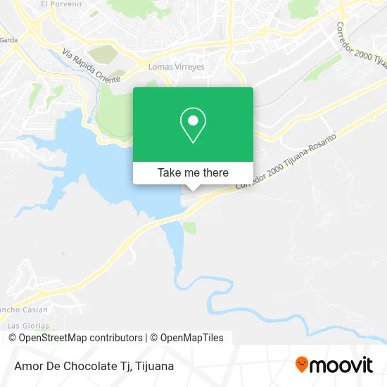 Amor De Chocolate Tj map