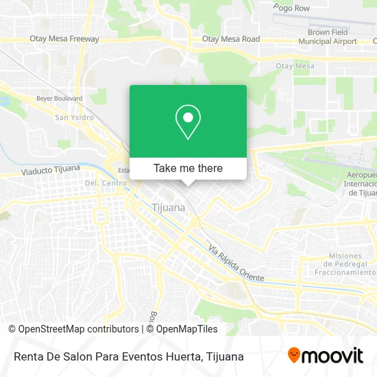 Renta De Salon Para Eventos Huerta map