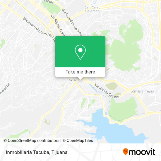 Inmobiliaria Tacuba map